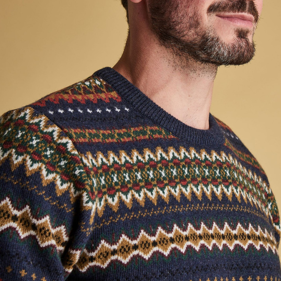 ❌SOLD❌barbour case fair isle crew neck sweater XL - Picture 7 of 8